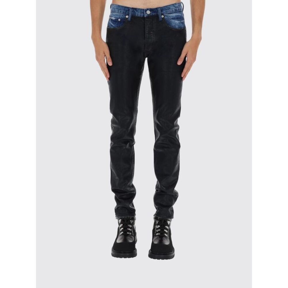 Purple Jeans Men Black